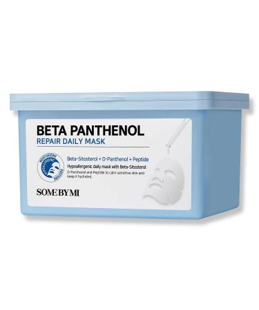 SOME BY MI Beta-Panthenol Repair Daily Mask 30 masques 335g Masques visage quotidiens v ganes au panth nol Hydratation et r paration de la barri re cutan e Soin cor en