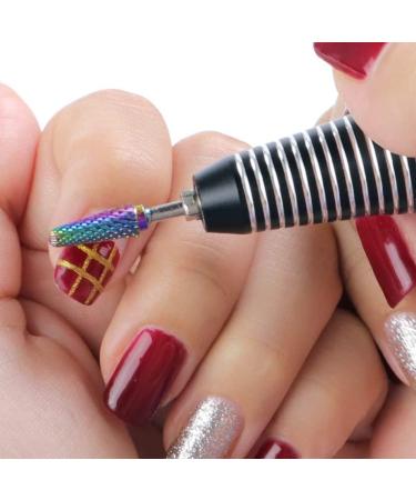 POPETPOP 2 Sets Nail Drill Set Diamond Drill Bits Acrylic Nail Bit Nail Grinding Tools Nail Kits Cuticle Bit Nail Drill Tool Nail Art Drill Bits Nail Polisher Bit Tungsten Steel File 5.1x0.7cmx2pcs As Shownx2pcs - Buy Online on GoSupps.com