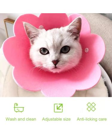 2 Pcs Cat Recovery Collar Anti-bite Anti-lick Adjustable Dog Cat Cone Soft Lightweight Elizabethan Collar for Cat Kitten Prevent from Licking Wounds - Buy Online on GoSupps.com