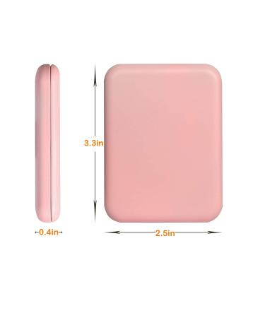 Kintion LED Compact Travel Makeup Mirror 1X/3X Magnification - Portable Handheld Purse Mirror with Light, Folding Design, Small Size - Perfect Gift - Pink - Buy Online on GoSupps.com