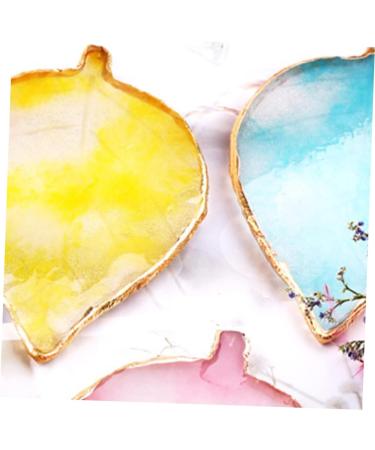 Beavorty manicure nail palette Nail Art Polish Holder color display plate Nail Art Painting Gel Palette Resin Makeup Palette manicure palette Nail Art Display resin palette agate tool 9.5*8*1cm Blue - Buy Online on GoSupps.com