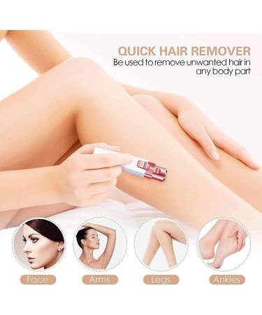 KouRy Eyebrow Hair Remover - Rechargeable Electric Trimmer for Painless Facial Hair Removal | Ideal Gift for Women & Men - Buy Online on GoSupps.com