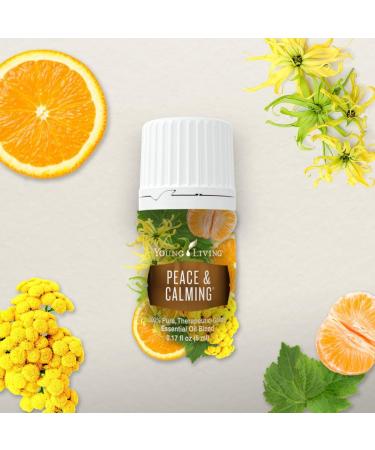 Young Living Peace & Calming Essential Oil 5ml | Aromatherapy Diffuser Oil | Relaxation Vegan Gluten-Free | Ideal for Meditation - Buy Online on GoSupps.com