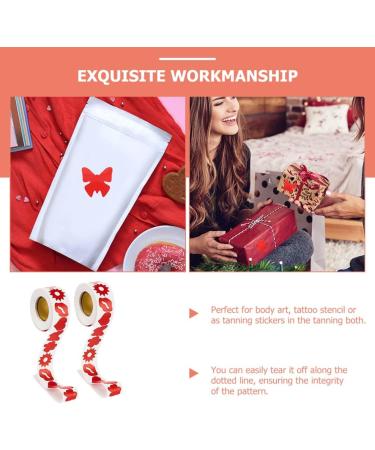 OSALADI 1000 Pieces Body Tanning Stickers Perforated Self- Adhesive Tanning Bed Stickers with 5 Pattern 1.5 Inch Removable Tanning Sunbathing Stickers for Outdoor Indoor Tanning Beds Salon Supplies 2 Roll - Buy Online on GoSupps.com