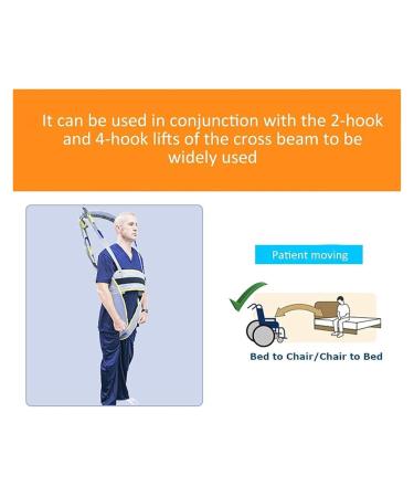 Liulijun Transfer Still Sling - Full Body Lift Aid for Standing & Walking | Padded Support for Thighs Hips Waist & Back | Exercise Belt in Blue - Buy Online on GoSupps.com