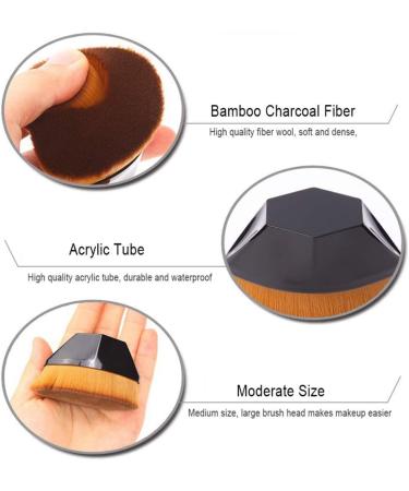 ytrew Makeup Foundation Brush 2 Pcs Petal-Shaped Multifunctional High Density Cosmetics Brush Flawless Powder Foundation Brush with Storage Case for Blending Liquid Concealer Isolation Fluid Cream - Buy Online on GoSupps.com