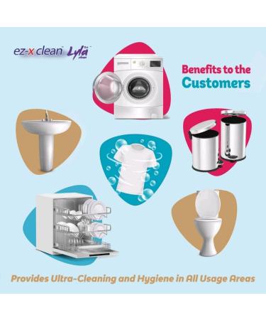 Ultra Concentrated Water Activated Bleach Tablets - 40 Phosphate Free Tablets for Laundry & Multipurpose Cleaning - Eco-Friendly Liquid Bleach Alternative (7.05 OZ - Buy Online on GoSupps.com