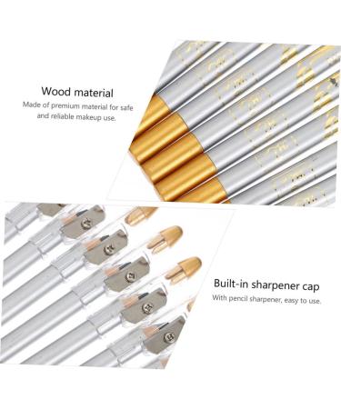 Angoily 10pcs Pencil Sharpener Eyebrow Pencil Eyeliner Pen Eyeshadow Pencil Smooth Eye Shadow Pencil - Buy Online on GoSupps.com