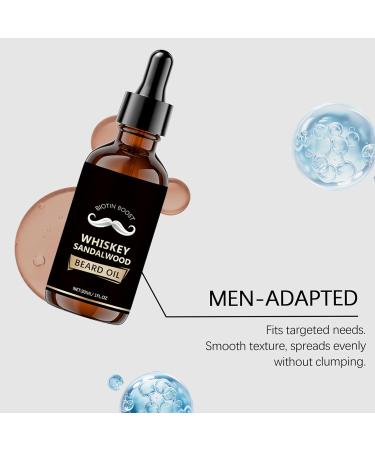  WJnflQN Beard Oil - Natural Softener and Moisturizer | Oil for Facial Hair and Thick Mustaches for Daily Care Morning Shower Styling Travel - Buy Online on GoSupps.com