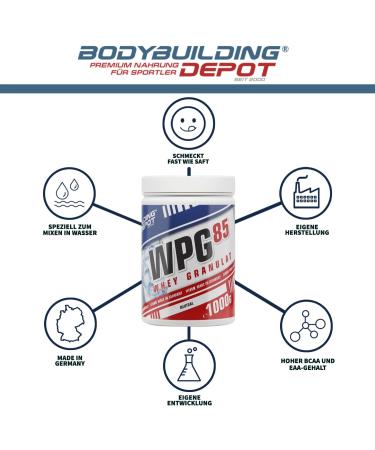 Buy WPG-85 Clear Whey Protein Isolate 1kg - Peach Iced Tea | Perfect Solubility | High BCAA & EAA | International Shipping - Bodybuilding Depot - Buy Online on GoSupps.com