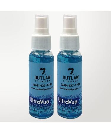 OUTLAW TACTICAL Lens Cleaner Spray - 2 Pack | High Performance Streak-Free Glasses Cleaner for Sunglasses & Prescription Lenses | Made in USA 2 Fl Oz - Buy Online on GoSupps.com