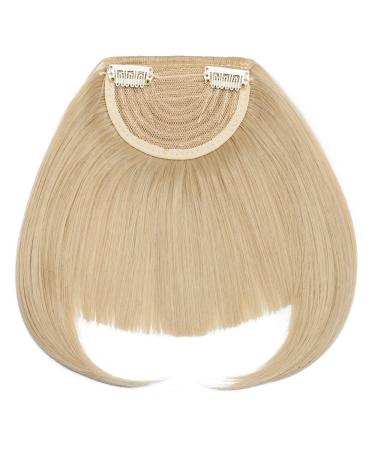 Buy SEGO Clip-in Pony Hairpiece Extensions | Ash Blonde & Bleach Blonde Fringe Bangs | Straight Human Hair Look | International Shipping Available - Buy Online on GoSupps.com