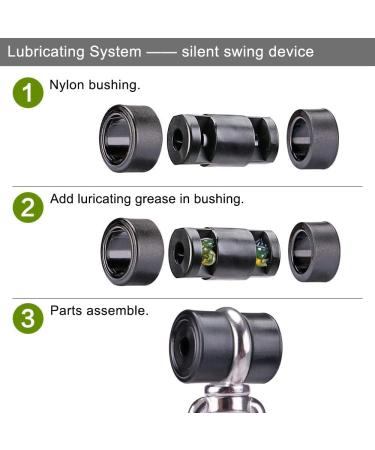 BeneLabel 2Pcs Quiet Stainless Steel Swing Hanger - 360 Rotation - 1000 LB Capacity for Swing, Hammock, Chair, Sandbag - Buy Online on GoSupps.com