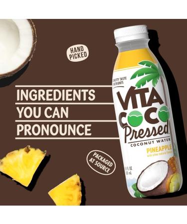 Vitacoco Coconut water pet pressed pineapple 500ml - Buy Online on GoSupps.com