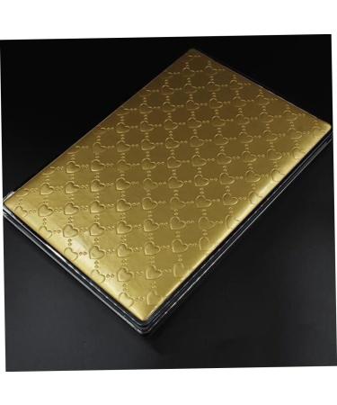  minkissy minkissy Nail Colour Show Book Manicure Colour Display Card Nail Polish Glue Color Card Gold with Adhesive - Buy Online on GoSupps.com