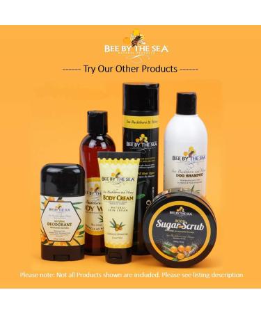 Bee By The Sea Buckthorn & Honey Body Wash - Natural & Scented for All Skin Types - 8 oz - Shop Internationally - Buy Online on GoSupps.com