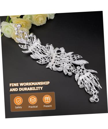 SOESFOUFU Hair Comb Tiara Floral Hair Clip Pearl Hair Clips Rhinestone Headpiece for Bride Wedding Headdress Bride Headpieces Bride Headdress Zinc Alloy European and American Accessories - Buy Online on GoSupps.com
