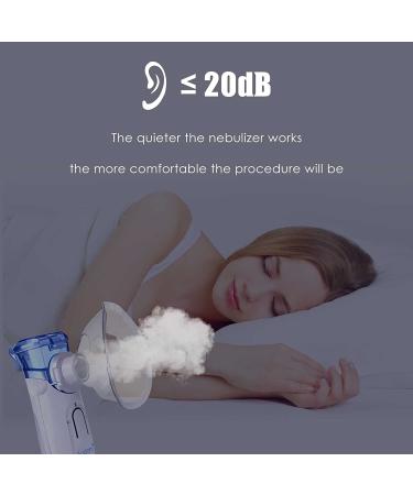 Portable USB Rechargeable Ultrasonic Nebulizer for Adults & Kids - Auto Clean, Travel Friendly - White - Buy Online on GoSupps.com