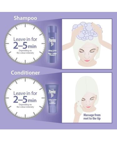 Dr AS Plantur 39 Purple shampoo and conditioner set improved silver shine for bleached and gray hair prevents and reduces hair loss and supports hair growth 1 x shampoo 250 ml 2 x conditioner 150 - Buy Online on GoSupps.com