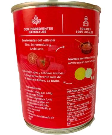 Orlando Spanish Fried Tomato Sauce 400 gr. - Pack of 12  - Buy Online on GoSupps.com