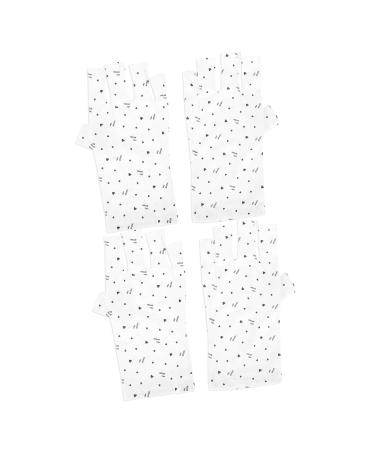 Beaupretty Gloves Pairs nail gloves fingerless anti glove gel nails gloves gloves for gel manicures nail art gel fingerless protective gloves Miss polyester ultra violet light Anti- Nails - Buy Online on GoSupps.com