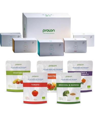 ProLon - Next Gen - Mimic Fasting Diet - 5-day nutritional program - 5 organic soups - Prof. Valter Longo - Vegan - Gluten-free - Made in Italy