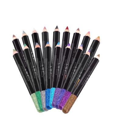 DOITOOL 3pcs Women Cosmetic Pen Waterproof Eye Shadow Pen Makeup Pen Eye Shadow Pencil Does Not Fade Sequins