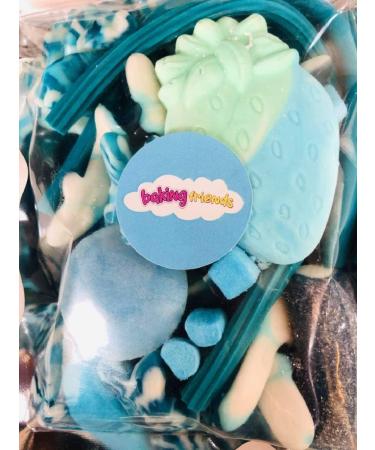 Fathers Day Pouch Blue Retro Sweets Gift Bag Assorted Sweet Pick N Mix Candy 200g Birthday Baby Shower Treat - Buy Online on GoSupps.com