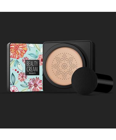 Hudhow's Foundation Mushroom Head - Natural Concealer BB Cream | Moisturizing Air Cushion Makeup Base in Natural Color - Buy Online on GoSupps.com
