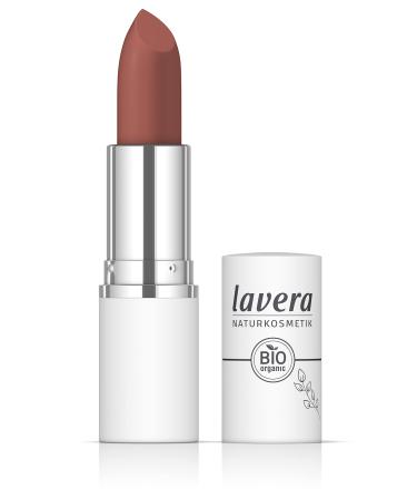 lavera lavera Comfort Matt Lipstick - Cayenne 01 - Intense color - Matte finish - Comfortable to wear - Lasts up to 6 hours - Vegan - Natural cosmetic (1 x 18.2 g)