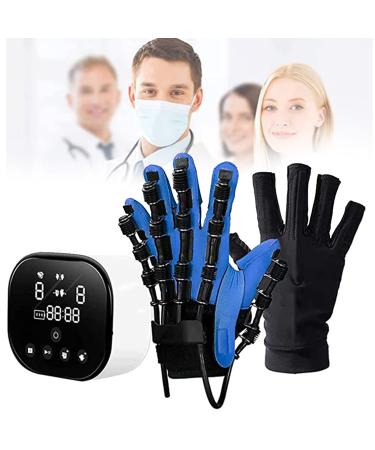 Rehabilitation Robot Glove Stroke Hand Splint Manual Training Rehabilitation Robot Gloves Finger Straightening Brace Guard Protector Suitable for Finger Passiv RightHand Small