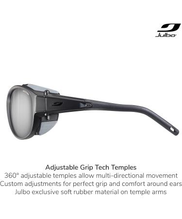 Julbo Men's Matte Black/Grey Sunglasses - Stylish UV Protection for Outdoor Adventures | International Shipping Available - Buy Online on GoSupps.com
