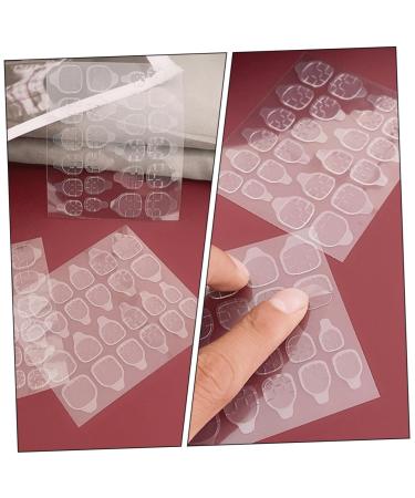 FOMIYES 20 Sheets nail stickers Label invisible sticker nails waterproof stickers plastic Adhesive nail adhesive press on sticky tabs nail stickers high viscosity double sided tape - Buy Online on GoSupps.com