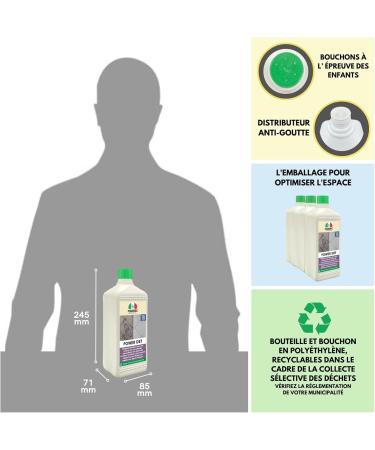 MARBEC POWER DET 5LT Porcelain stoneware detergent for extraordinary cleaning to remove halos stains and possible installation residue. - Buy Online on GoSupps.com