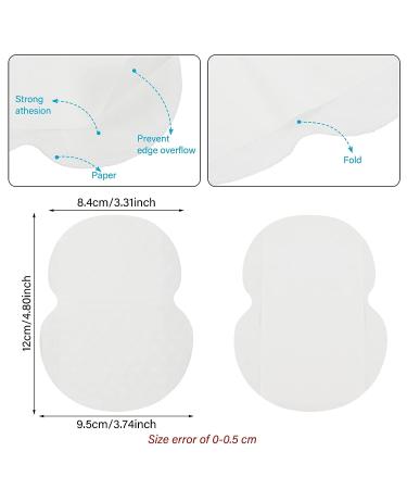 350 Pcs Bulk Underarm Sweat Pads for Women and Men - Disposable Sweat Absorbing Pad with Extra Adhesive - Odorless and Invisible - Sweat Block Wipes for Comfortable Protection - Buy Online on GoSupps.com