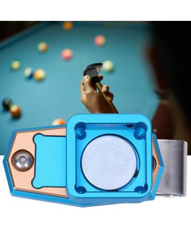 Vbest Life Mini Portable Magnetic Billiard Box Chalk Case - Cue Holder with Clip | Blue Pool Snooker Accessory - Buy Online on GoSupps.com