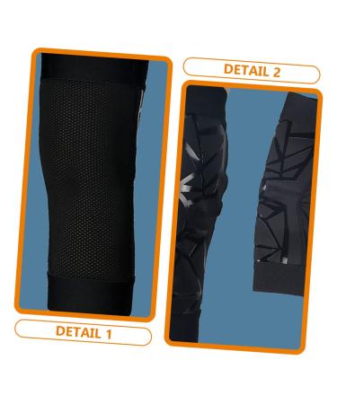 Buy FRCOLOR 2pcs Cycling Leg Sleeves & Knee Support - Breathable Thin Knee Pads for Men - Reusable Motorcycle Knee Covers - Buy Online on GoSupps.com