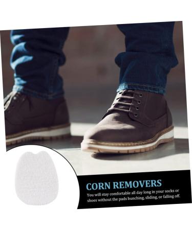 Mobestech 6 Sheets Tongue Sticker High Heel Insert Metatarsal Foot Pad Household Corn Pads Corn Removers Callus Cushions Portable Corn Cushions Sports Shoes Felt White - Buy Online on GoSupps.com