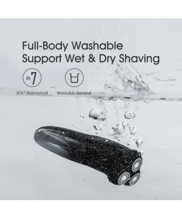Head Shaver for Men - IPX7 Waterproof Electric Razor Dual Use Wet & Dry Shaving with LCD Display - Buy Online on GoSupps.com