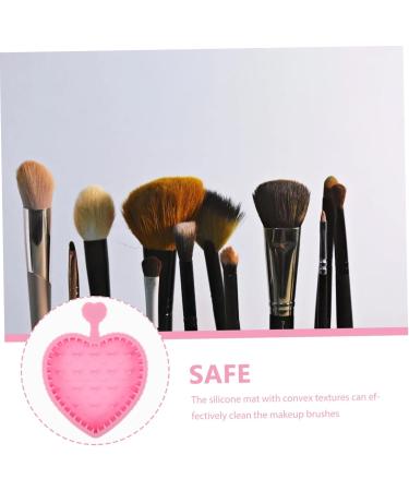minkissy Makeup Brush Cleaning Pad Dryer Cleaner Gloves for Cleaning Makeup Foundation Brush Portable Brush Beauty Brush Cleaning Bowl Brush Cleaner Pink Foldable Makeup Pad 12x9cm Pink - Buy Online on GoSupps.com