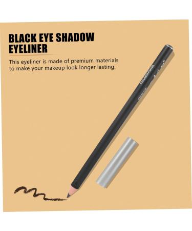 Outanaya 12pcs Black Eyeliner 1 Practical Eyeliners Makeup Accessory Waterproof Eyeliner Pencil Wood - Buy Online on GoSupps.com