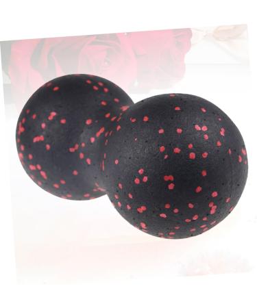 Healvian 3-St Peanut Double Owner Handicapped ID Yoga Massage Ball - Neck Massager Muscle Roller & Fitness Tool (Red 3 Pcs) - Buy Online on GoSupps.com