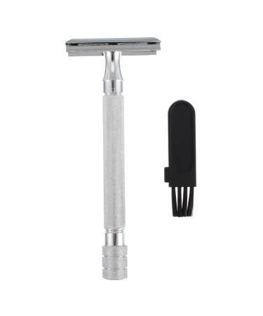 Manual Shaver Durable Shaving Tool Safety Razor Shaving Razor Manual Beard Shaver Facial Razor Beard Trimmer Double Razor White