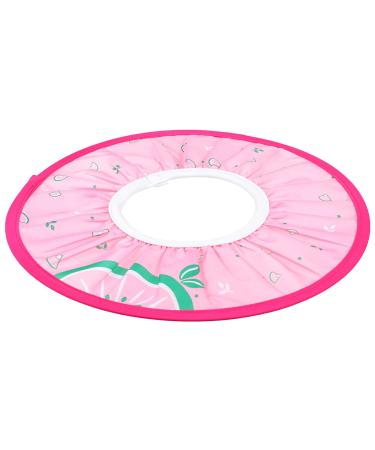 TOYANDONA Baby Bathing Cap TPE Adjustable Kids Shower Cap Shampoo Shower Protection Safety Visor Shield Hat for Children Toddler Showering Washing Hair Pink