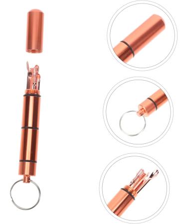 Ipetboom Ear Wax Cleaning Supplies Aluminum Alloy Portable Ear Digging Set Cleaning Tools for Family Friends - Buy Online on GoSupps.com