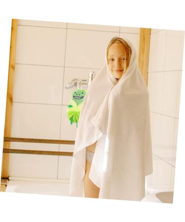 Angoily 4pcs Children's Bath Ball & Loofah Sponge Set - Cartoon Bath Balls for Kids Toddler Body Wash Scrubber & Bath Puff - Buy Online on GoSupps.com