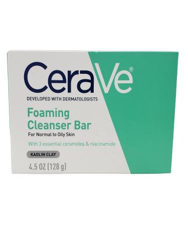 CeraVe Foaming Cleanser Bar Bundle - 6 Bars - Normal to Oily Skin - Fragrance-Free - 4.5 oz - Buy Online on GoSupps.com