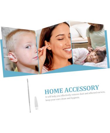 FRCOLOR 4pcs Spiral Ear Wax Removal Tool - Stainless Steel Ear Pick Set for Ear Cleaning - Compact Ear Curette for Household Use - Buy Online on GoSupps.com