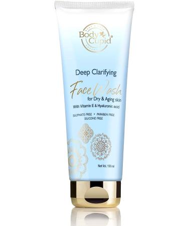 B'ody Cupid Deep Clarifying Face Wash Powered with Hyaluronic Acid & Vitamin E - 100mL