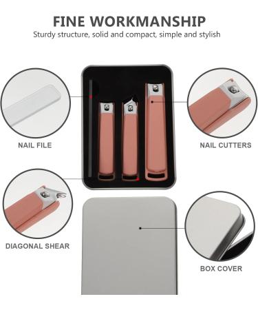 1Set Anti-splash nail clippers toenail file manicure kits toe nail Thin Nail Clippers cuticle clippers toenail clipper Nail Care Tool unique pedicure carbon steel - Buy Online on GoSupps.com